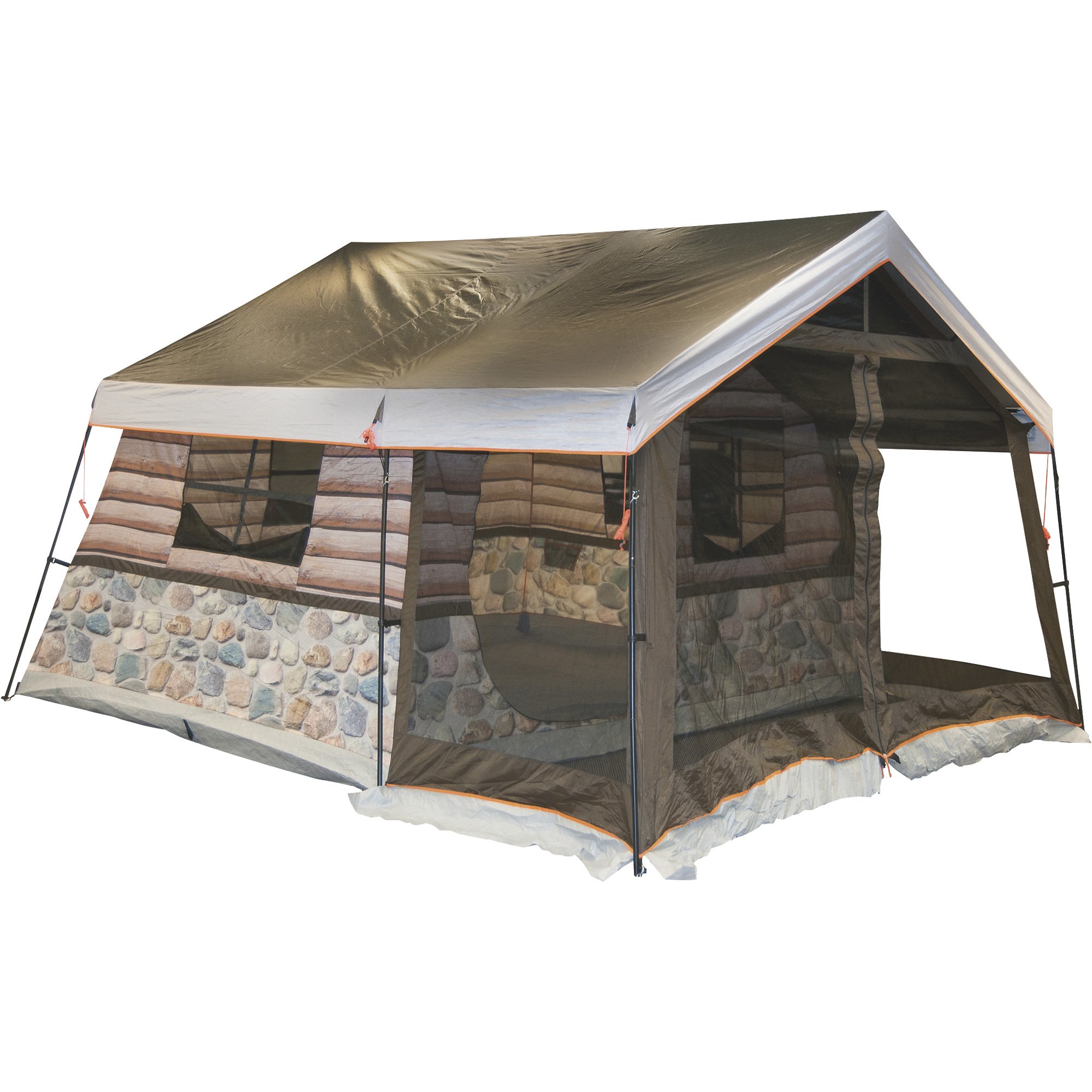 Timber Ridge 8-Person Log Cabin Tent — 13ft.L x 12ft.W x 7ft.2in.H, Model#